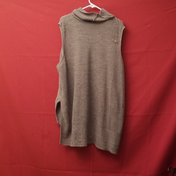 Avenue Tan Sleeveless Knit Top* - Picture 2 of 3